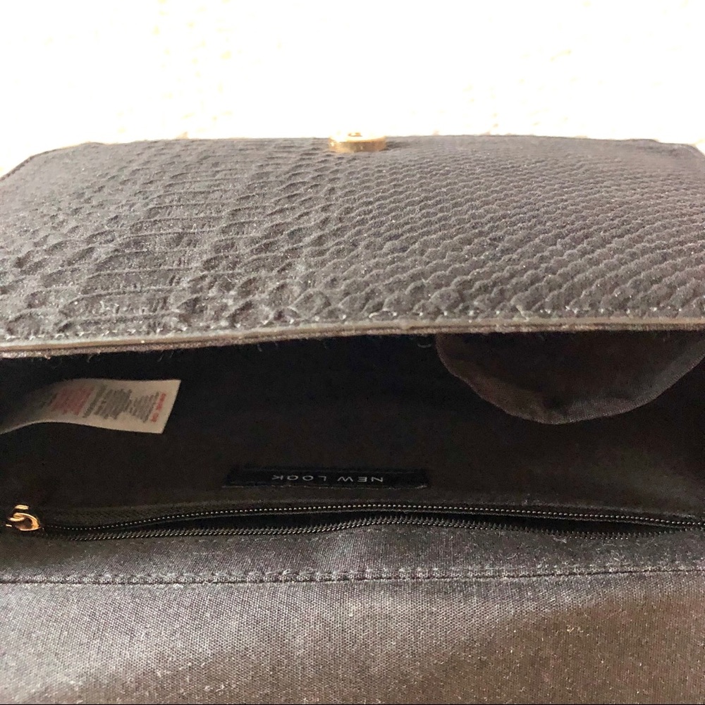 New Look Faux Suede Textured Sling Handbag - Picture 9 of 14